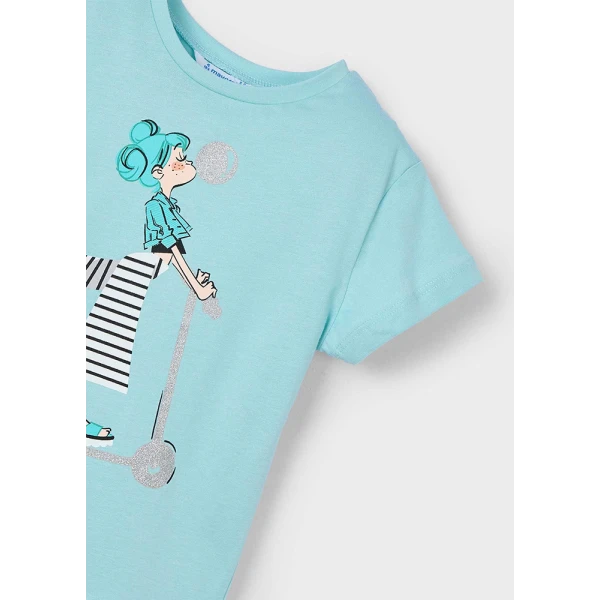 MAYORAL BLOUSE SHORT SLEEVES NUT 