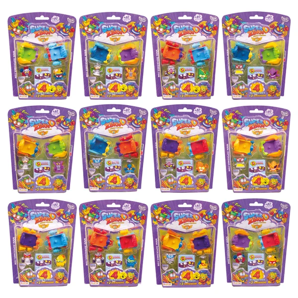 SUPERZINGS SERIES 5 BLISTER 4 FIRUGES WITH ACCESSORIES FOR 3+ YEARS - 12 DESIGNS