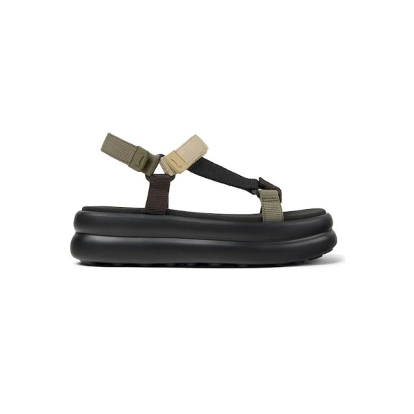 CAMPER WOMEN\'S SANDALS PELOTAS FLOTA UP MULTICOLOR BLACK