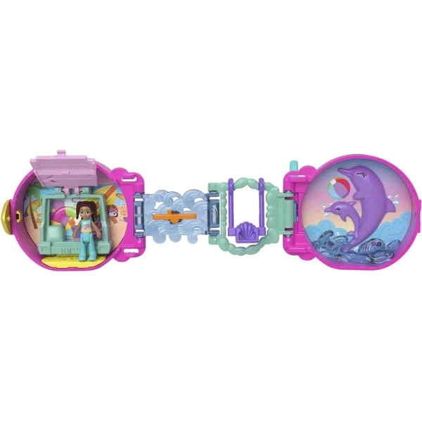POLLY POCKET ON THE GO FUN PINK