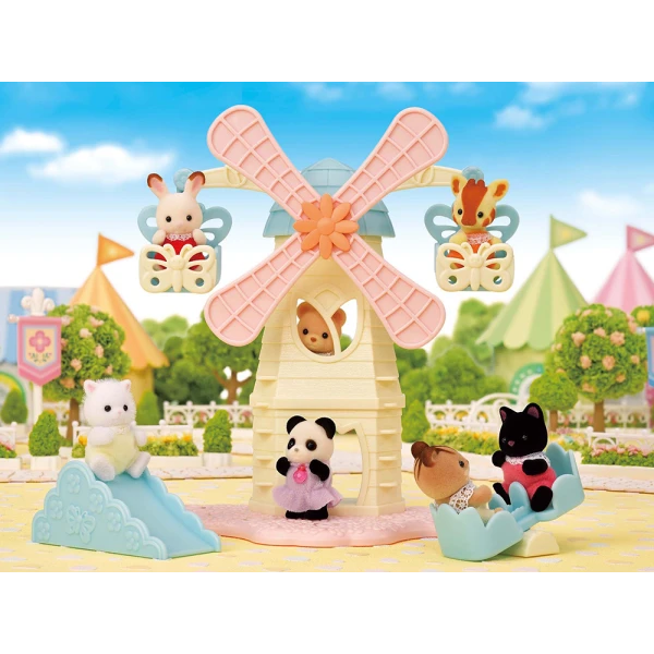 THE SYLVANIAN FAMILIES BABY WINDMILL PARK 5526