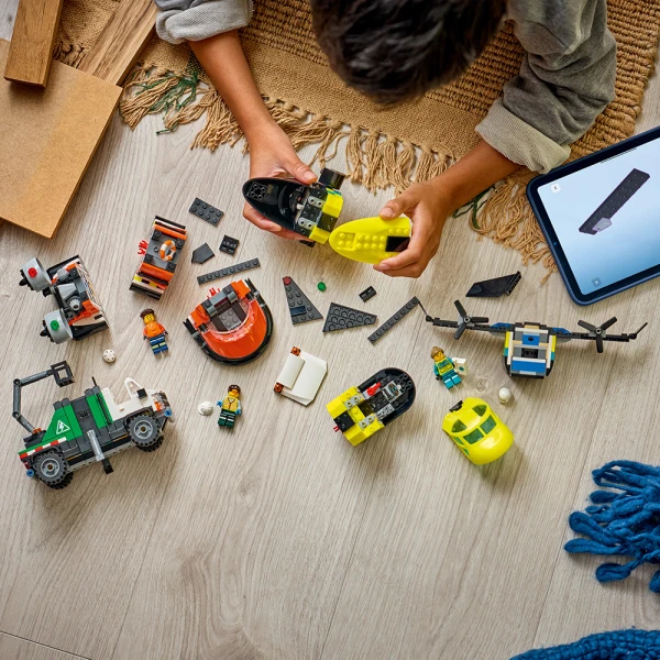 LEGO® CITY ΣΥΛΛΟΓΗ ΜΕ ΑΕΡΟΠΛΑΝΟ, ΦΟΡΤΗΓΟ ΕΞΥΠΗΡΕΤΗΣΗΣ & ΧΟΒΕΡΚΡΑΦΤ