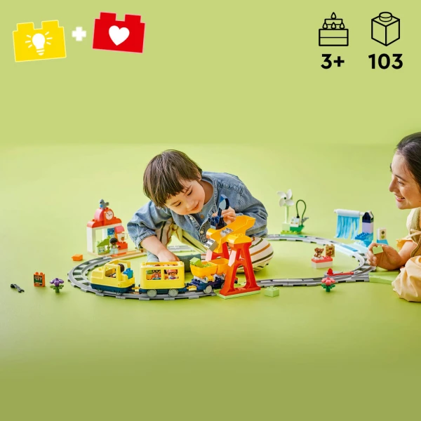LEGO® DUPLO® TOWN ΜΕΓΑΛΟ ΔΙΑΔΡΑΣΤΙΚΟ ΚΟΙΝΟΤΙΚΟ ΤΡΕΝΟ