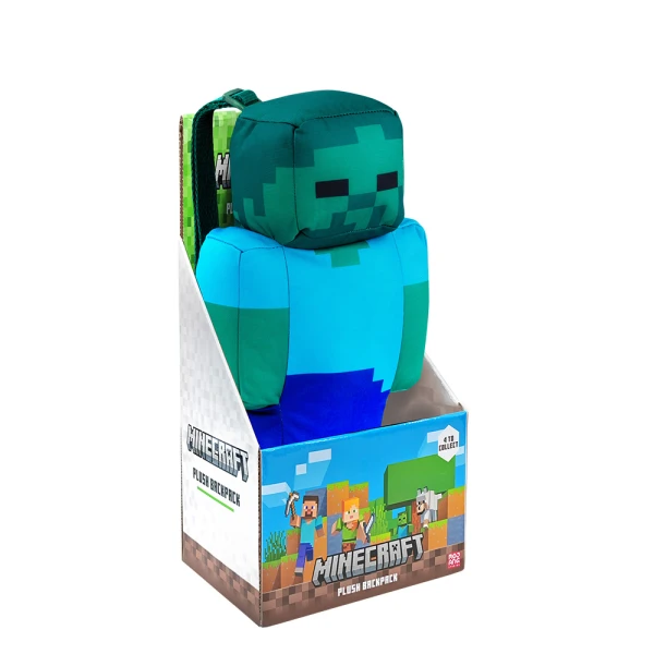 MINECRAFT PLUSH BACKPACK - 4 DESIGNS