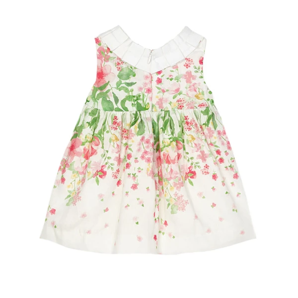 MAYORAL DRESS EDGING FLOWERS PINK