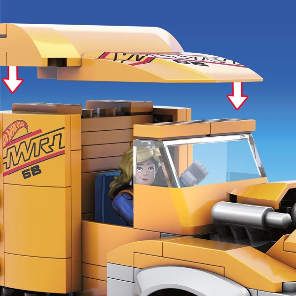 MEGA BLOKS HOT WHEELS TWINDUCTION HAULER PACK 300 pcs