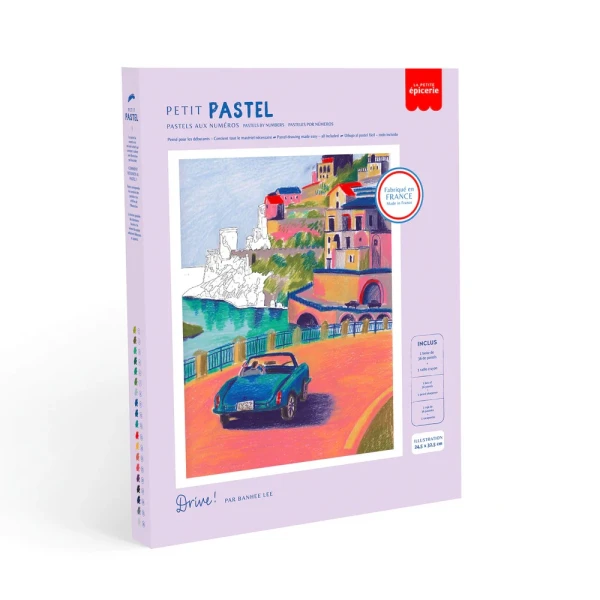 PETIT PASTEL PAINT BY NUMBERS - DRIVE