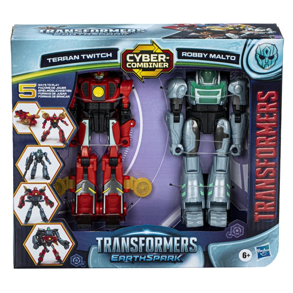 TRANSFORMERS EARTHSPARK COMBINER 1 - TERRAN TWITCH & ROBBY MALTO