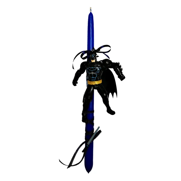 EASTER CANDLE BATMAN NINJA FIGURE WITH BATTLE MOVEMENT 15 CM.