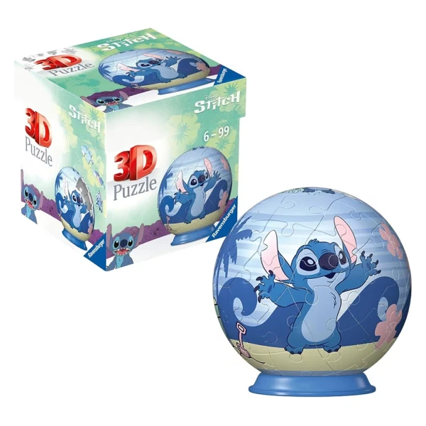 RAVENSBURGER 3D ΠΑΖΛ 54 τεμ. STITCH - 3 ΣΧΕΔΙΑ