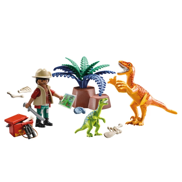 PLAYMOBIL DINOS - MAXI ΒΑΛΙΤΣΑΚΙ ΕΞΕΡΕΥΝΗΤΗΣ ΚΑΙ ΔΕΙΝΟΣΑΥΡΟΙ