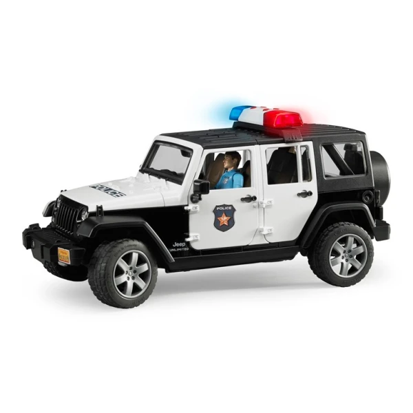 BRUDER 4-WHEEL WRAMGLER WITH POLICEMAN