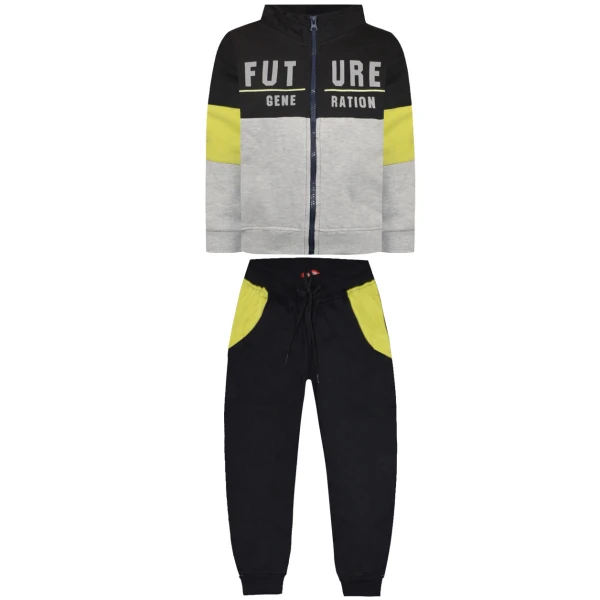 ENERGIERS BEBE BOY JOGGING SUIT BLACK