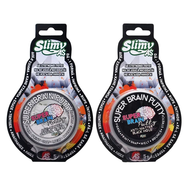 SLIMY AS SUPER BRAIN PUTTY ANTI-MATTER FOR AGES 3+
