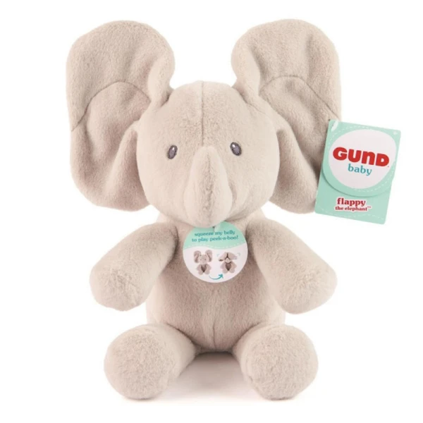 GUND PEEK A BOO LITTLE FLAPPY ΛΟΥΤΡΙΝΟΣ ΕΛΕΦΑΝΤΑΣ