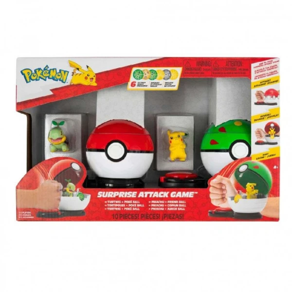 POKEMON BATTLE GAME 2pcs. W5 - TURTWIG & PIKACHU