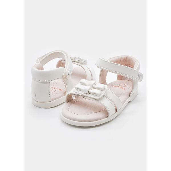 MAYORAL SANDALS BOWS WHITE 
