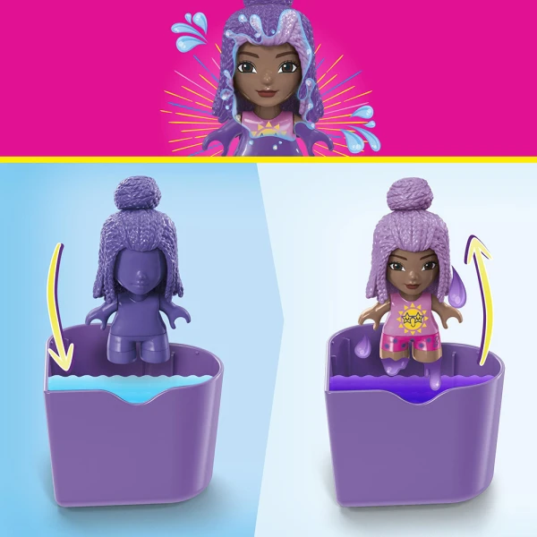 MEGA BARBIE COLOR REVEAL FIGURE WITH ACCESSORIES 26 pcs - BEACH SPLASH