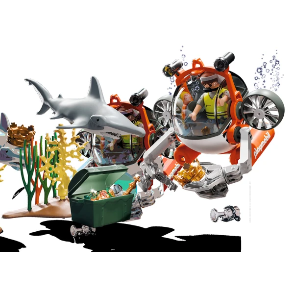 PLAYMOBIL ΥΠΟΒΡΥΧΙΟ ΚΥΝΗΓΙ ΘΗΣΑΥΡΟΥ 