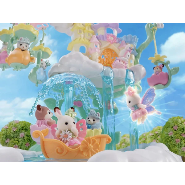 THE SYLVANIAN FAMILIES SKYTOP FAIRY CASTLE