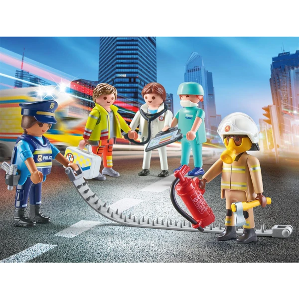 PLAYMOBIL CITY ACTION MY FIGURES RESCUE TEAM