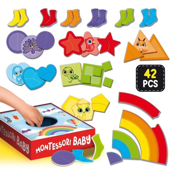 LISCIANI MONTESSORI BABY ΣΥΛΛΟΓΗ ΜΕ ΕΚΠΑΙΔΕΥΤΙΚΑ ΠΑΙΧΝΙΔΙΑ