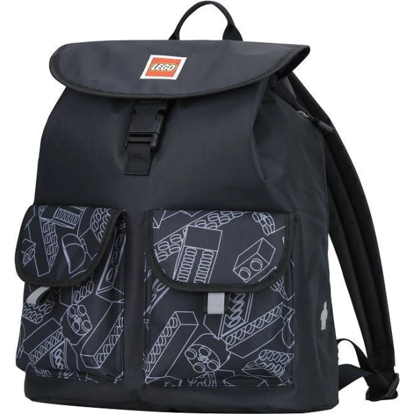 LEGO TRIBINI HAPPY LARGE BACKPACK BLACK-GREY