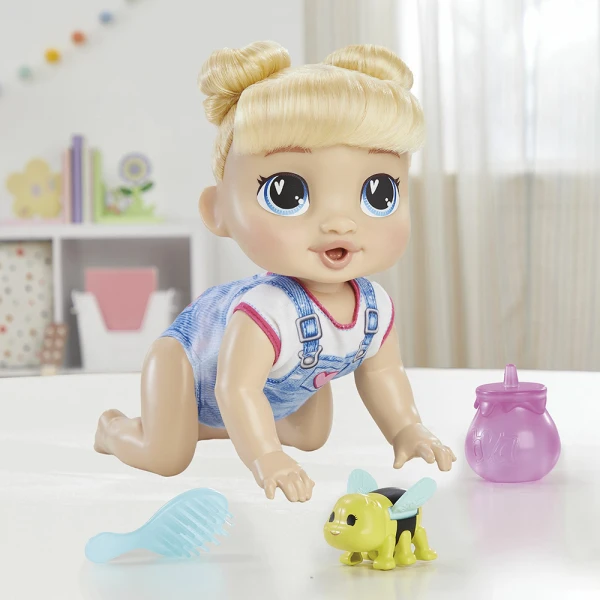 BABY ALIVE ΚΟΥΚΛΑ CRAWL \'N PLAY - HARPER HUGS