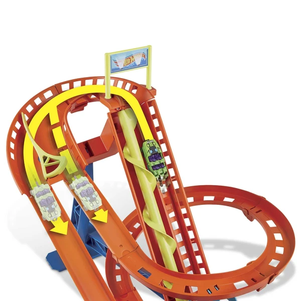 HOT WHEELS CITY - ΠΙΣΤΑ ΡΑΛΙ ΤΡΕΝΑΚΙ ΛΟΥΝΑ ΠΑΡΚ