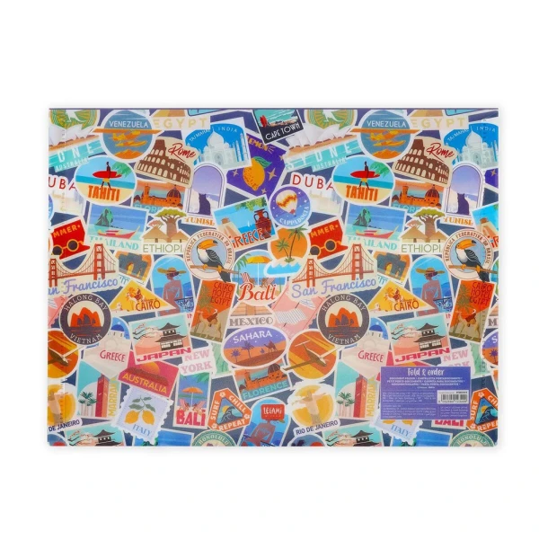 LEGAMI ΦΑΚΕΛΟΣ ΜΕ ΚΟΥΜΠΙ FOLD & ORDER - TRAVEL STICKERS