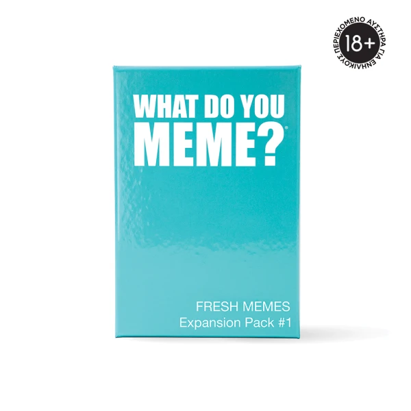AS GAMES ΕΠΙΤΡΑΠΕΖΙΟ ΠΑΙΧΝΙΔΙ WHAT DO YOU MEME? FRESH MEMES EXPANSION PACK ΓΙΑ ΗΛΙΚΙΕΣ 18+ ΧΡΟΝΩΝ