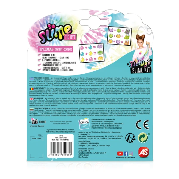 SO SLIME TIE-DYE SLIME KIT ΓΙΑ 6+ ΧΡΟΝΩΝ
