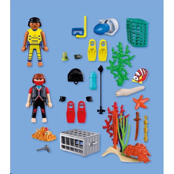 PLAYMOBIL ΥΠΟΒΡΥΧΙΑ ΕΠΙΧΕΙΡΗΣΗ ΑΣΤΥΝΟΜΙΑΣ