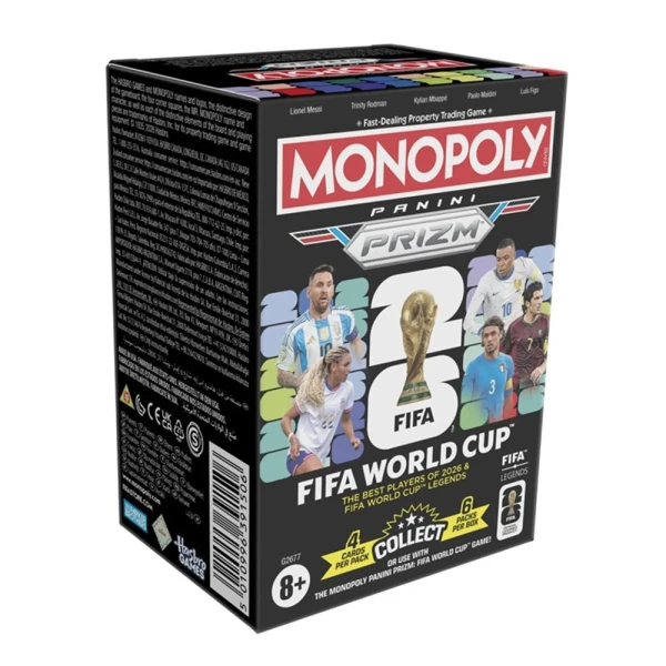 BOARD GAME MONOPOLY PANINI PRIZM - FIFA LEGENDS BOOSTER PACK