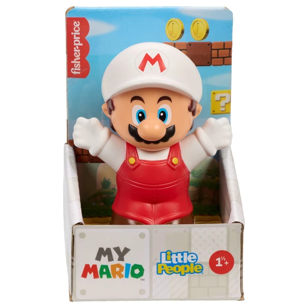 FISHER PRICE LITTLE PEOPLE  SUPER MARIO FIGURE FIRE MARIO