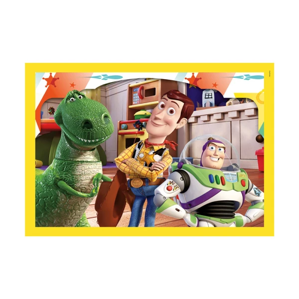 CLEMENTONI ΠΑΙΔΙΚΟ ΠΑΖΛ 4 ΣΕ 1 SUPER COLOR DISNEY PIXAR 12-16-20-24 ΤΜΧ