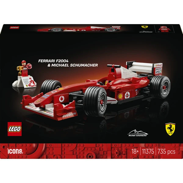 LEGO® ICONS FERRARI F2001 & MICHAEL SCHUMACHER