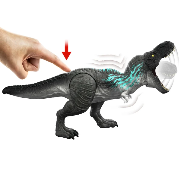 JURASSIC WORLD SURVIVAL T-REX WITH MUSCLE SWELLING ACTION