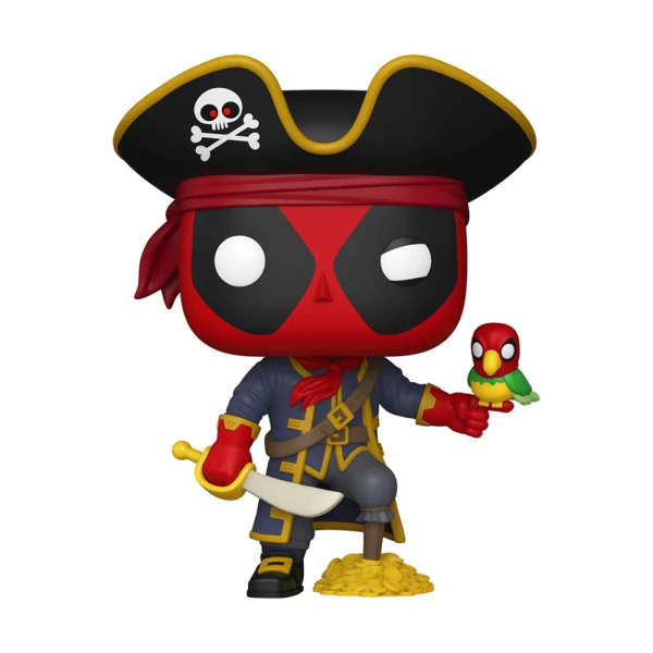 FUNKO POP! PLUS: DEADPOOL - DEADPOOL AS LONG JOHN SILVER BOBBLE-HEAD VINYL FIGURE 1493