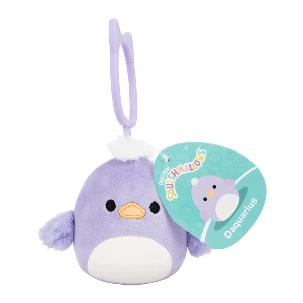SQUISHMALLOWS PLUSH KEYCHAIN 9 cm W12 - DAQUARIUS THE DUCK