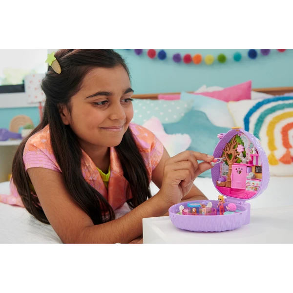 POLLY POCKET POLLY\'S WORLD - SET HEDGEHOG COFFEE SHOP