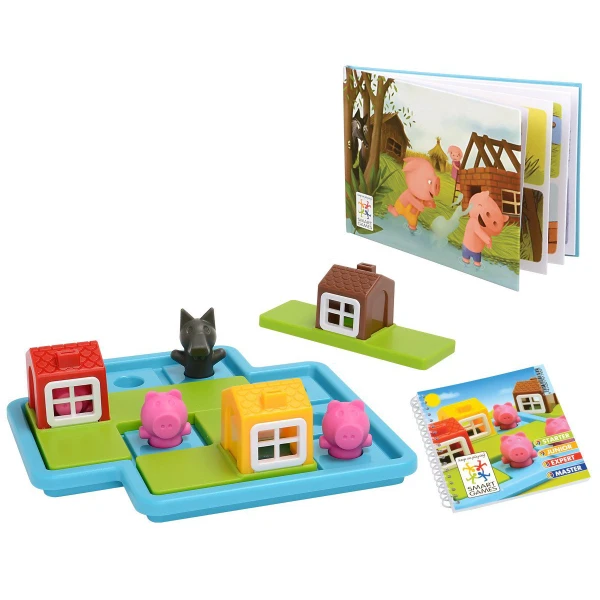 SMARTGAMES TABLE GAME TRHEE LITTLE PIGGIES