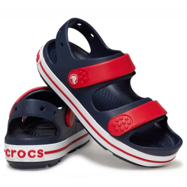 CROCS CROCBAND CRUISER SANDAL T NAVY-VARSITY RED