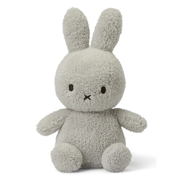 ΛΟΥΤΡΙΝΟ ΛΑΓΟΥΔΑΚΙ MIFFY SITTING TERRY LIGHT GREY 23 εκ. 
