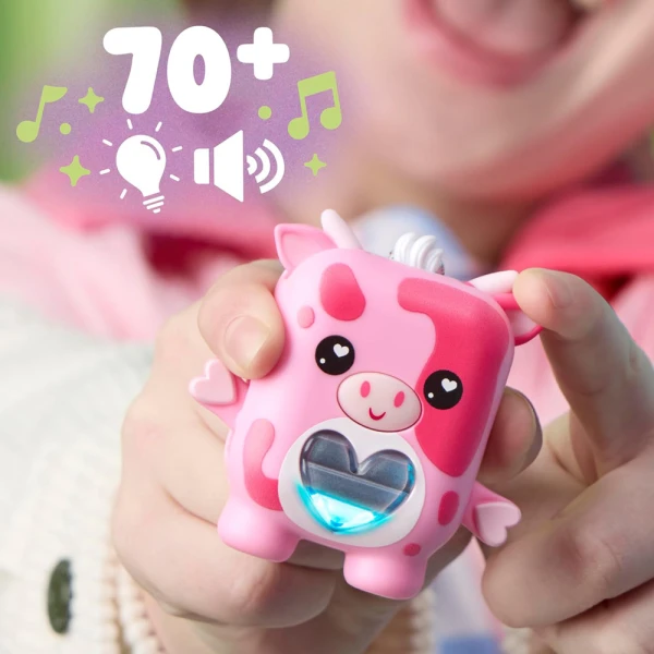 NANO-MALS ELECTRONIC FIDGET PET - MOOTILDA THE STRAWBERRY COW