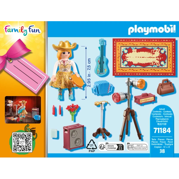 PLAYMOBIL FAMILY FUN GIFT SET ΤΡΑΓΟΥΔΙΣΤΡΙΑ COUNTRY ΜΟΥΣΙΚΗΣ