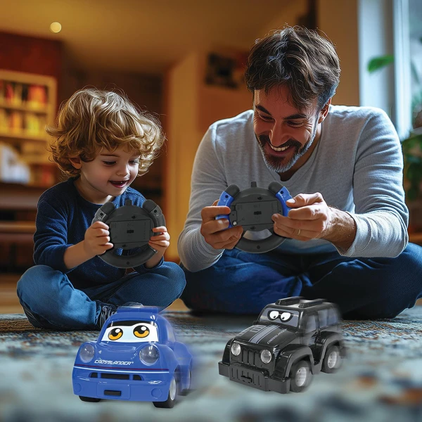 LEXIBOOK SET CROSSLANDER TWIN 2 REMOTE CONTROL CARS POLICE AND THIEF