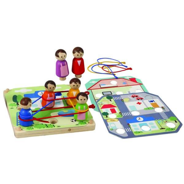 WOODEN GAME PLAN TOYS - DAILY ACTIVITY PLAY-GAME ACTIVITIES
