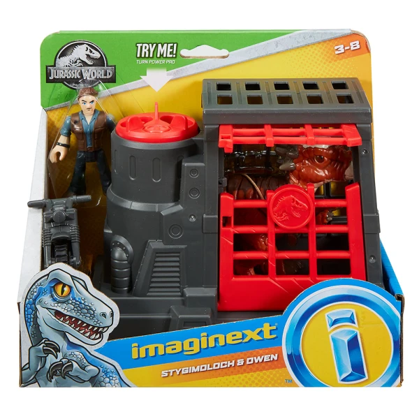 IMAGINEXT JURASSIC WORLD DINOSAUR AND FIGURE - 4 DESIGNS