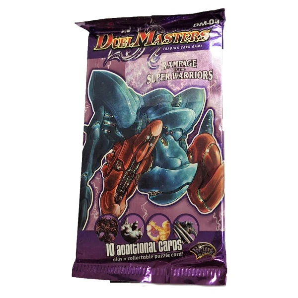 DUEL MASTER CARD GAME RAMPAGE OF THE SUPER WARRIORS BOOSTER DM-03